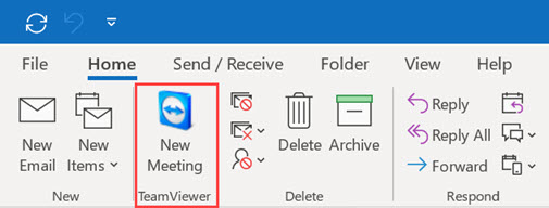 วิธีปิด TeamViewer Meeting Add-In ใน Outlook