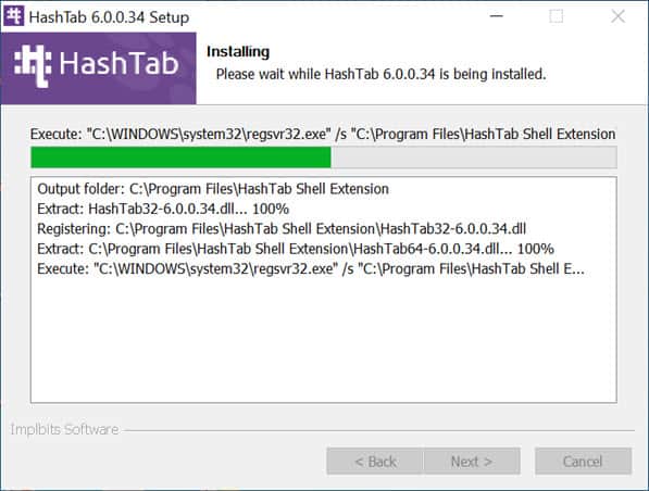วิธีติดตั้งโปรแกรม HashTab