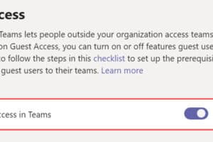 วิธีตั้งค่าให้ Guest เข้าร่วมกลุ่ม Microsoft Teams