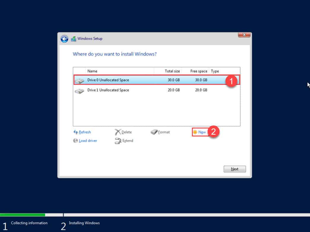 วิธีติดตั้ง Windows Server 2019 Datacenter