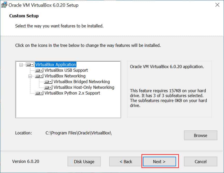 วิธีติดตั้ง Oracle VM VirtualBox 6.0 สำหรับ Windows