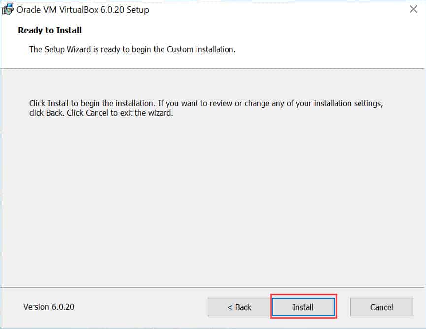 วิธีติดตั้ง Oracle VM VirtualBox 6.0 สำหรับ Windows