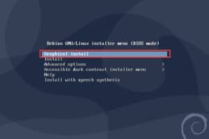 วิธีติดตั้ง Debian 10 แบบ Graphical install (GUI)