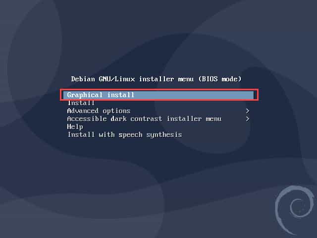 วิธีติดตั้ง Debian 10 แบบ Graphical install (GUI)