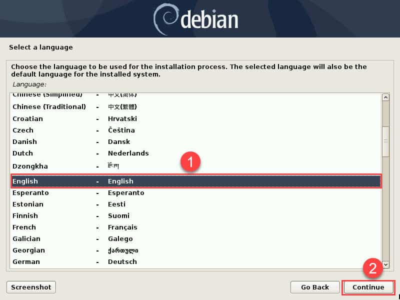 วิธีติดตั้ง Debian 10 แบบ Graphical install (GUI)