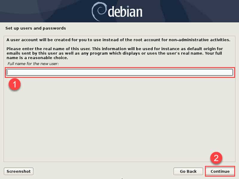 วิธีติดตั้ง Debian 10 แบบ Graphical install (GUI)