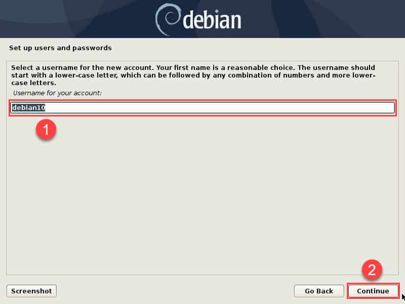 วิธีติดตั้ง Debian 10 แบบ Graphical install (GUI)