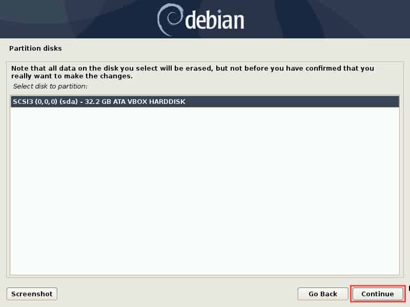 วิธีติดตั้ง Debian 10 แบบ Graphical install (GUI)