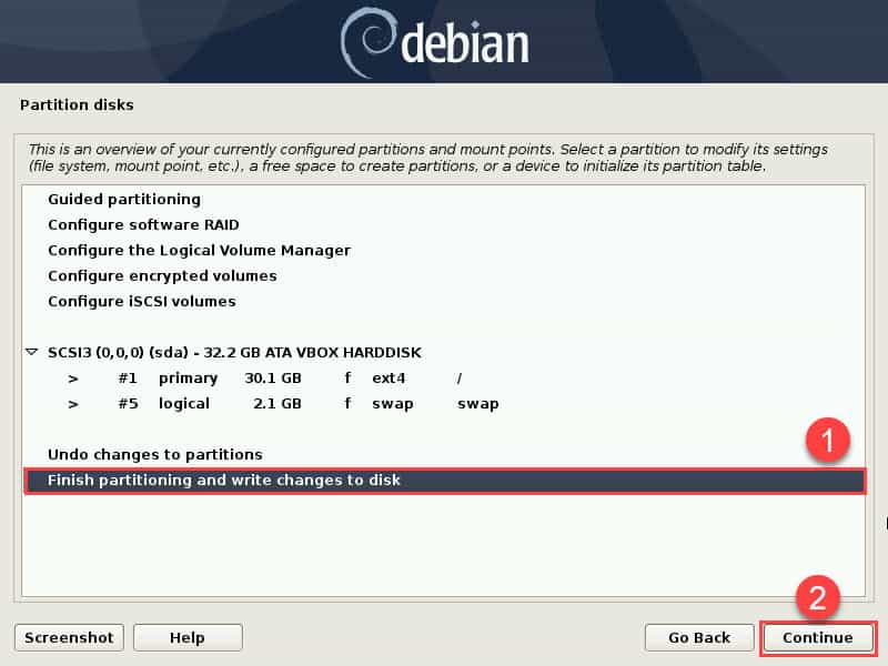 วิธีติดตั้ง Debian 10 แบบ Graphical install (GUI)