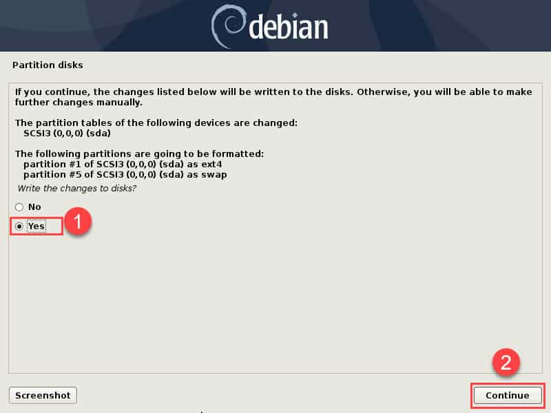 วิธีติดตั้ง Debian 10 แบบ Graphical install (GUI)