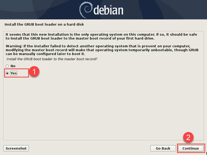 วิธีติดตั้ง Debian 10 แบบ Graphical install (GUI)