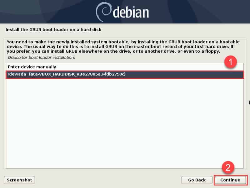 วิธีติดตั้ง Debian 10 แบบ Graphical install (GUI)