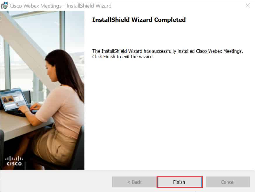 วิธีติดตั้งโปรแกรม Cisco Webex Meetings บน Windows