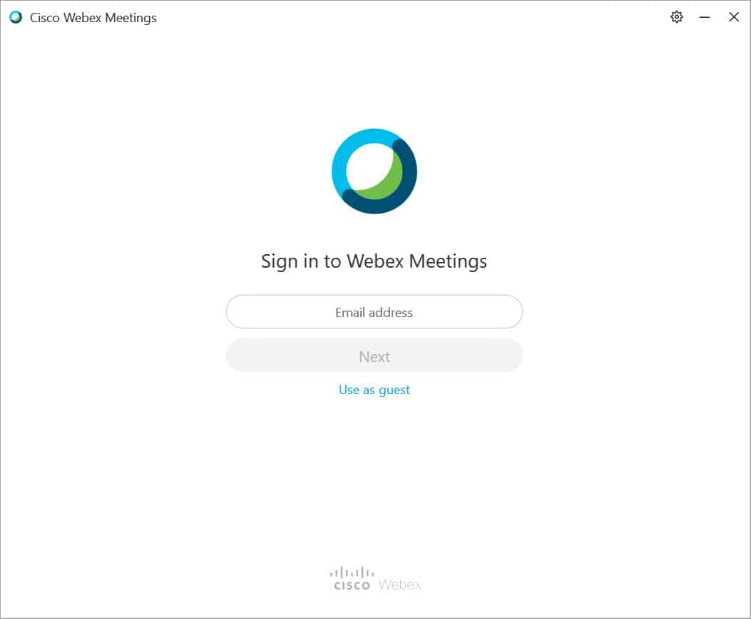 วิธีติดตั้งโปรแกรม Cisco Webex Meetings บน Windows