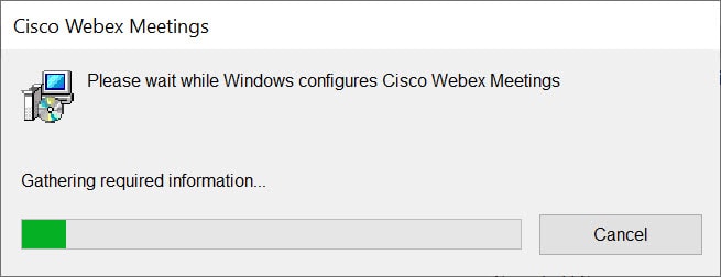 วิธีถอนการติดตั้งโปรแกรม Cisco Webex Meetings บน Windows