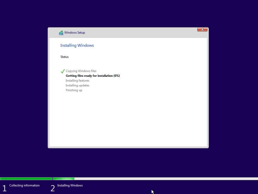 วิธีติดตั้ง Microsoft Windows 10 Pro (19.09)