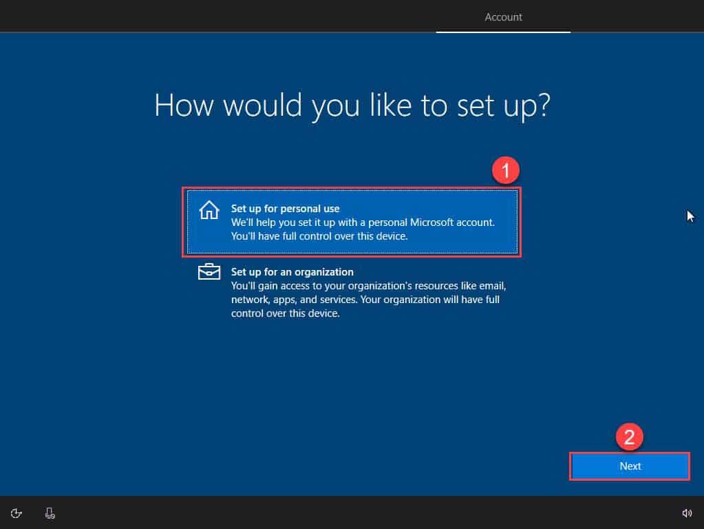 วิธีติดตั้ง Microsoft Windows 10 Pro (19.09)