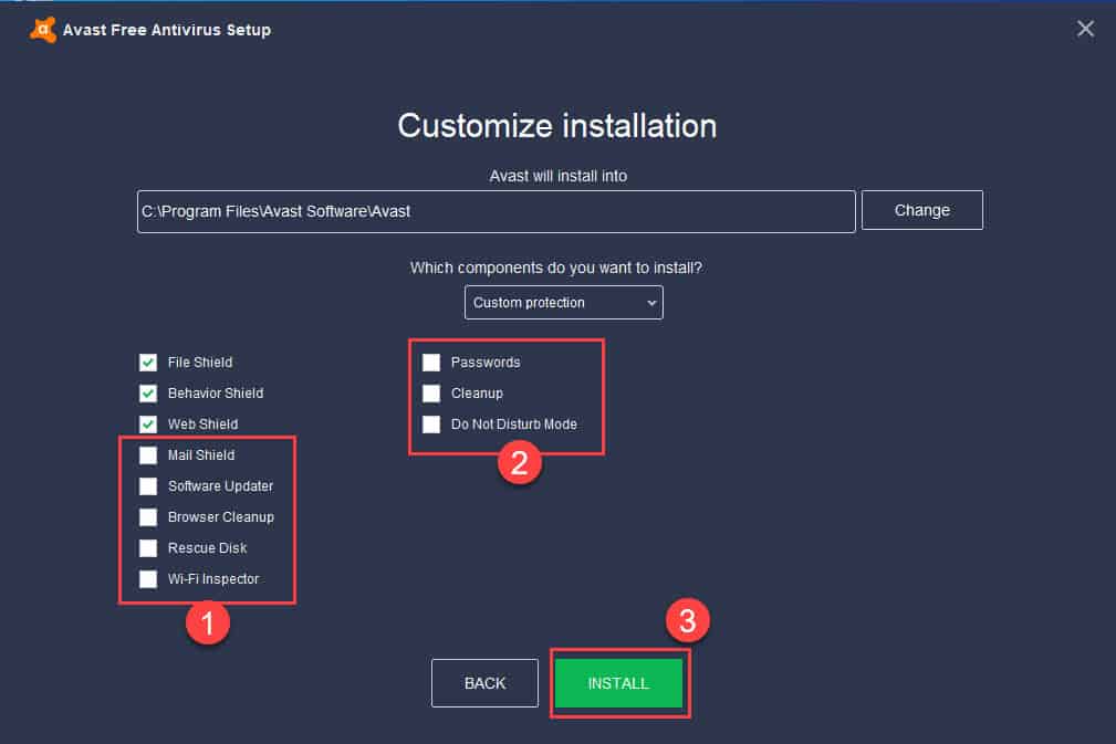 วิธีติดตั้งโปรแกรม Avast Free Antivirus