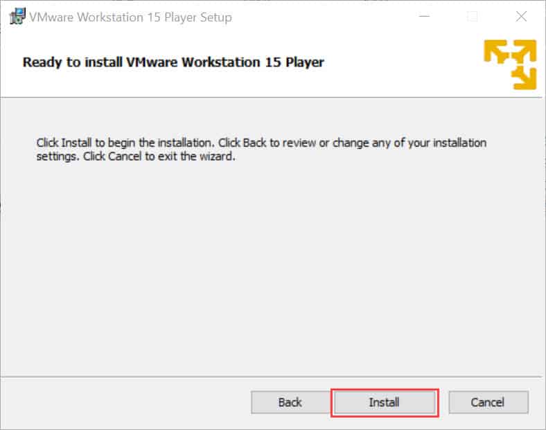 วิธีติดตั้ง VMware Workstation 15 Player