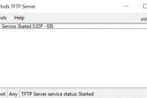 ดาวน์โหลดโปรแกรม SolarWinds TFTP Server