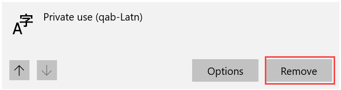 วิธีลบภาษา QAA(qaa-Latn) และ QAB (qab-Latn) ออกจาก Keyboard