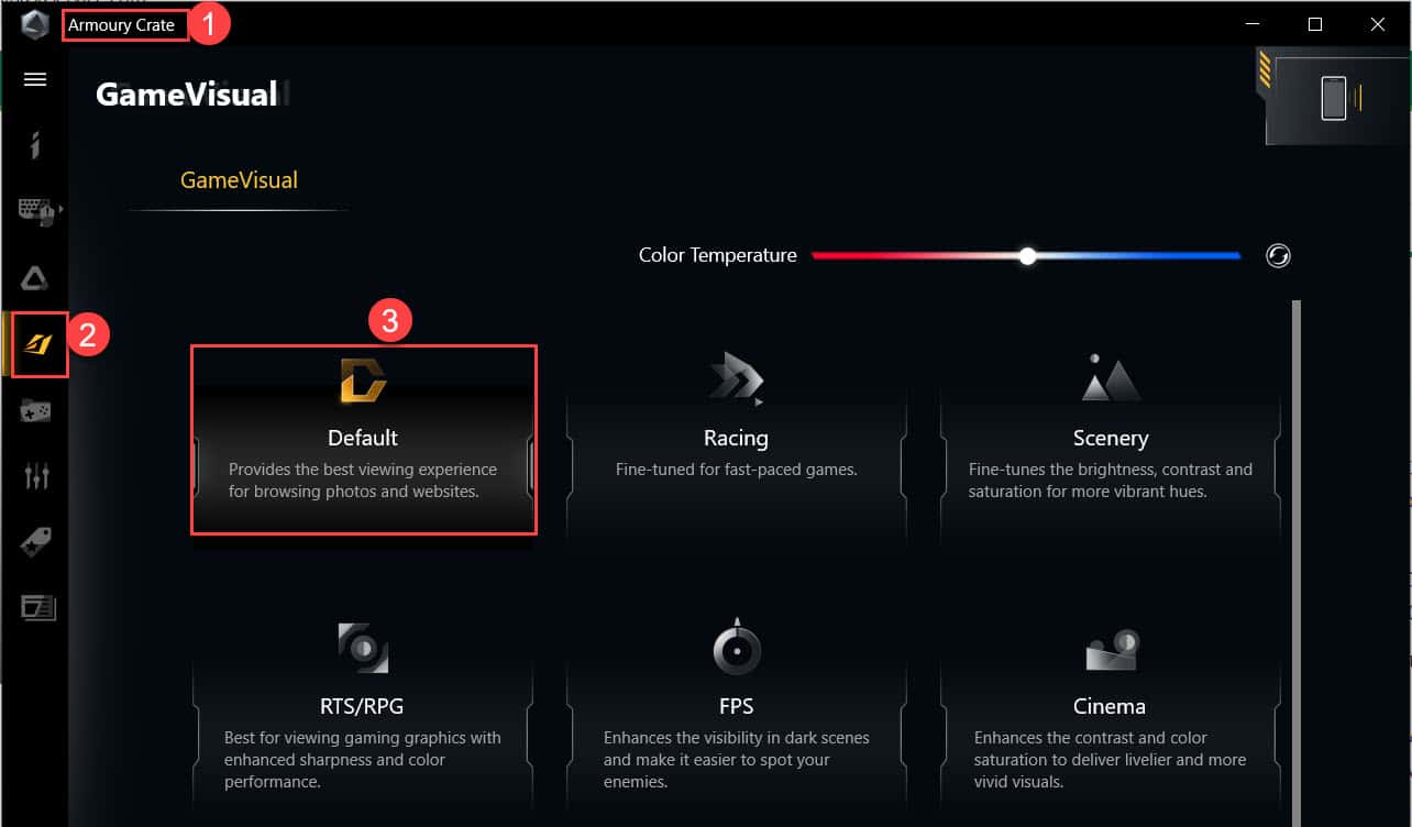 หน้าจอ ASUS TUF A15 FA506IU-HN174TS แสดงผลเพี้ยน