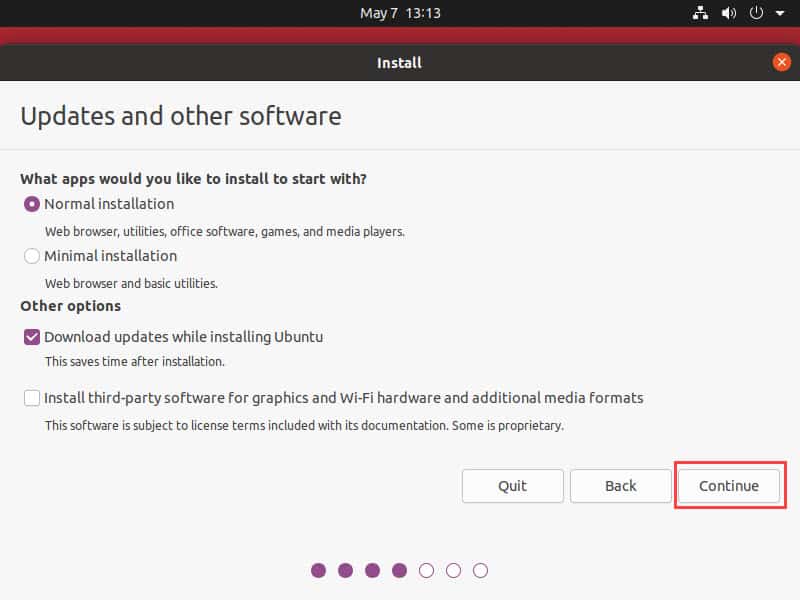 วิธีติดตั้ง Ubuntu Desktop 20.04 LTS