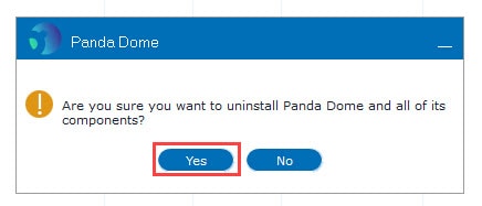 วิธีถอนการติดตั้ง Panda Free Antivirus 2021 (Panda Dome)