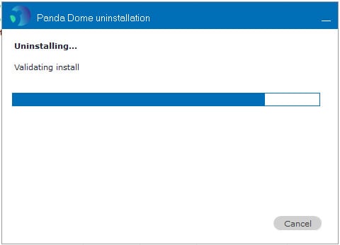 วิธีถอนการติดตั้ง Panda Free Antivirus 2021 (Panda Dome)