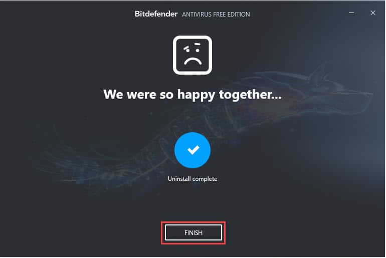 วิธีถอนการติดตั้ง Bitdefender Antivirus Free Edition