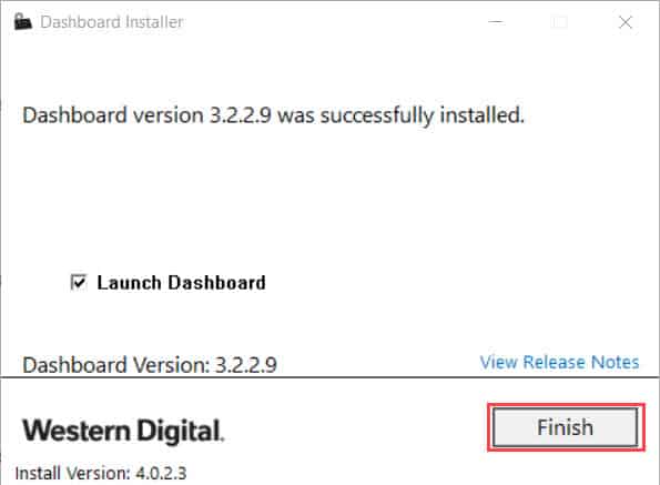 วิธีติดตั้งโปรแกรม Western Digital Dashboard