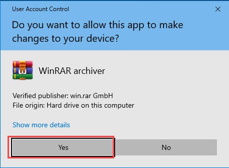 วิธีติดตั้งโปรแกรม WinRAR