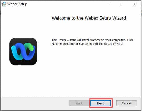 วิธีติดตั้งโปรแกรม Webex by Cisco บน Windows
