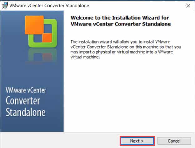 วิธีติดตั้ง VMware vCenter Converter Standalone 5.0