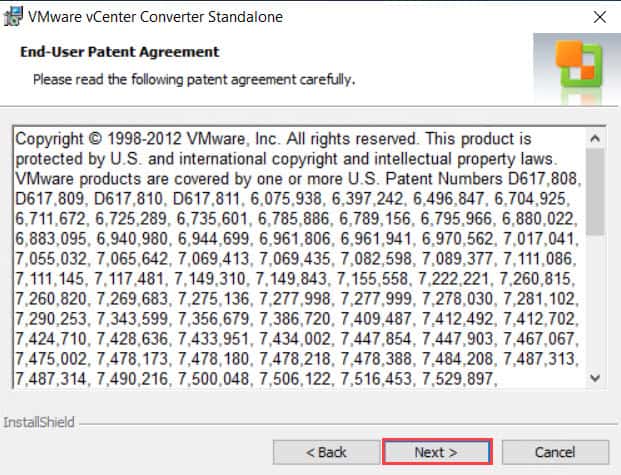 วิธีติดตั้ง VMware vCenter Converter Standalone 5.0