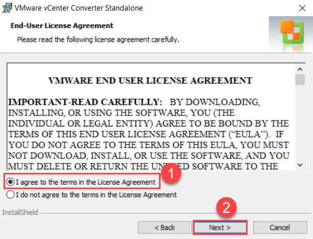 วิธีติดตั้ง VMware vCenter Converter Standalone 5.0