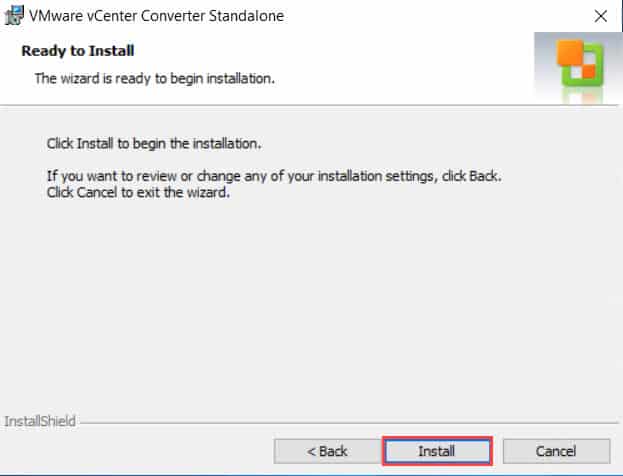 วิธีติดตั้ง VMware vCenter Converter Standalone 5.0