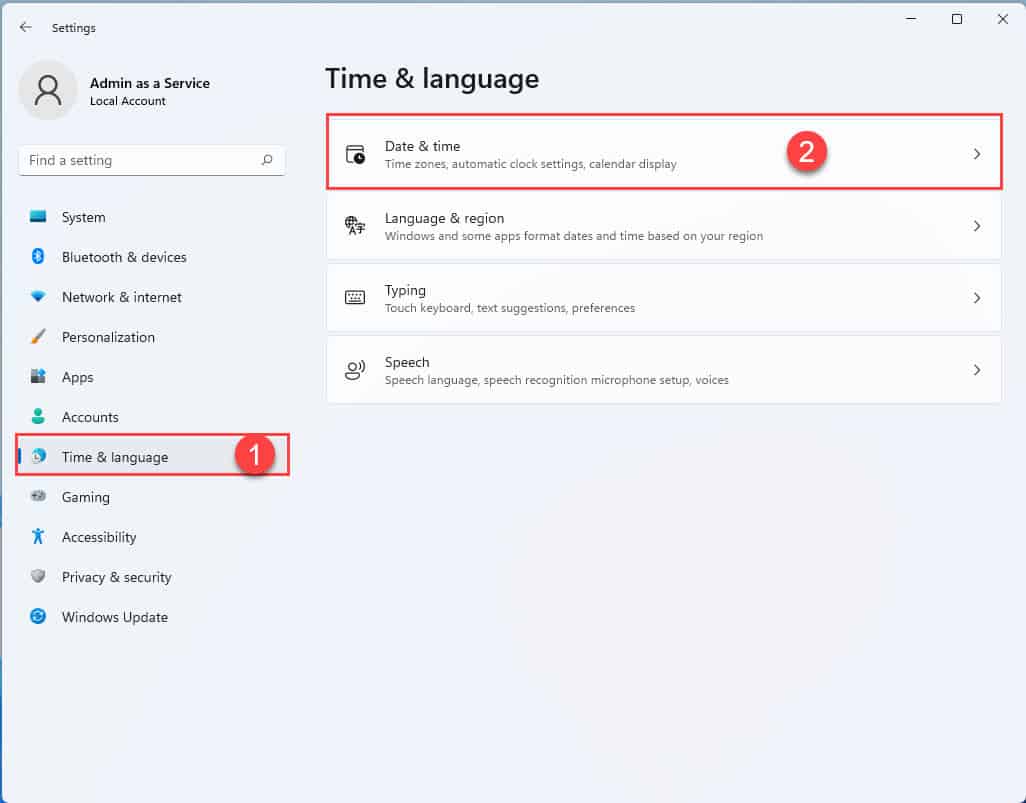 วิธีตั้งค่า Time zone ของ Windows 11