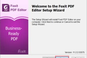 วิธีติดตั้งโปรแกรม Foxit PDF Editor 11