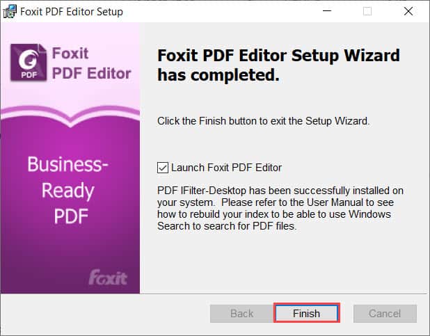 วิธีติดตั้งโปรแกรม Foxit PDF Editor 11