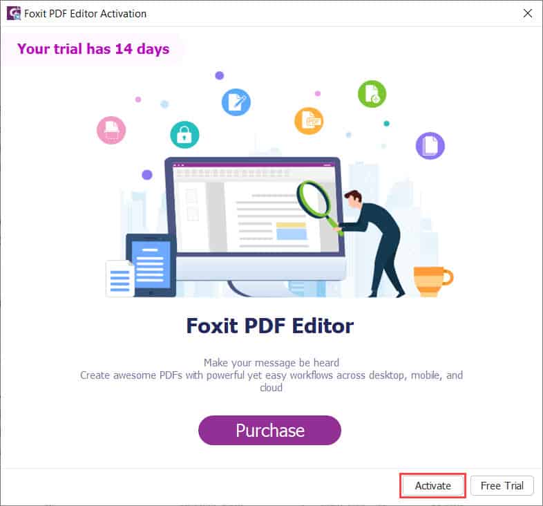 วิธีติดตั้งโปรแกรม Foxit PDF Editor 11