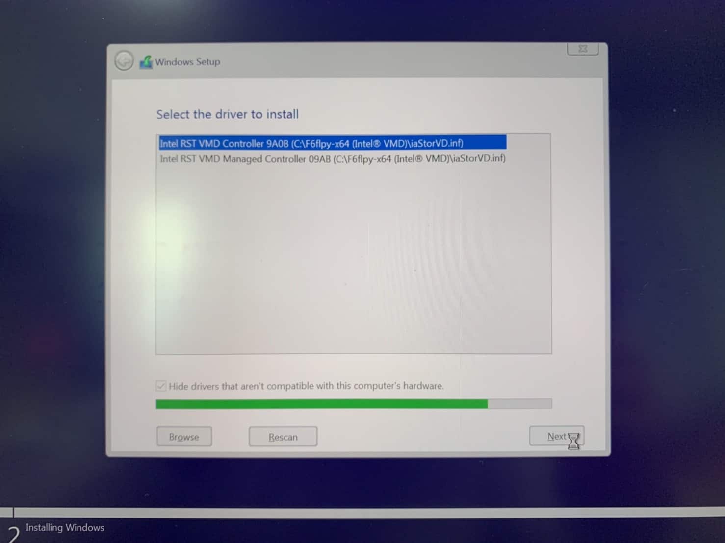 วิธีแก้ไขการติดตั้ง Windows แล้วไม่เจอฮาร์ดดิสก์ We couldn’t find any drives. To get a storage driver, click Load driver.