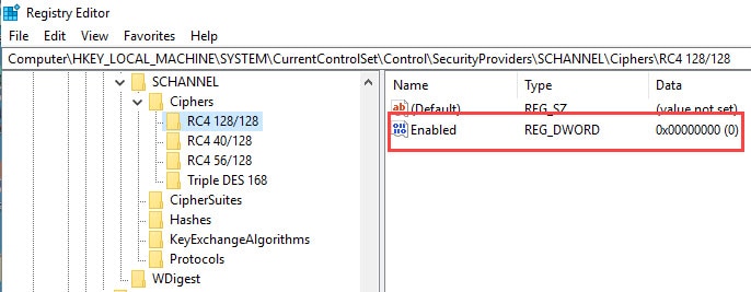 วิธีการแก้ไข SSL Medium Strength Cipher Suites Supported (SWEET32) สำหรับ Windows